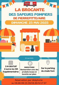 Brocante des sapeurs-pompiers