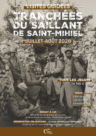 Visites guidées des tranchées du Saillant de Saint-Mihiel