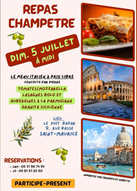 Repas champêtre
