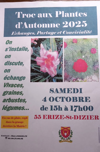 Troc aux plantes d'Automne