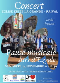 Concert : Pause musicale - Airs d'Ezrule