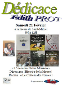 Edith Prot en dédicace
