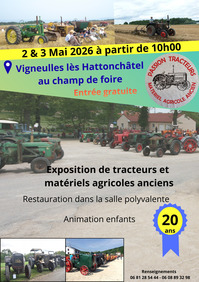 Rassemblement de vieux tracteurs