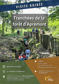 Visite des tranchées de la forêt d'Apremont