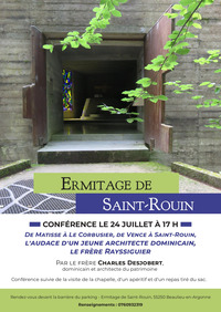 Conférence à l'ermitage de Saint-Rouin