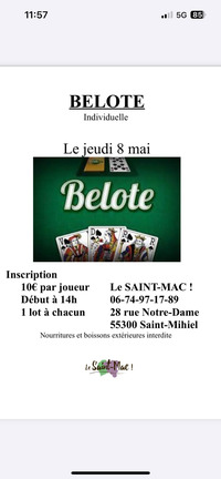 Belote individuelle