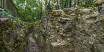 Tranchées du bois brûlé et croix des redoutes - Apremont-la-Forêt