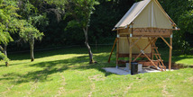Cabane-tente perchée camping du bois joli - Saint-Maurice-sous-les-Côtes