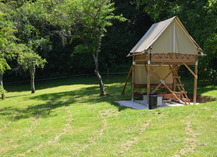 Cabane-tente perchée camping du bois joli - Saint-Maurice-sous-les-Côtes