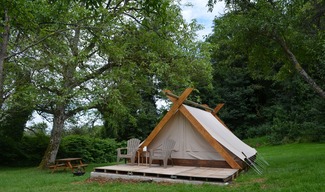 Cabane tente camping du bois joli - Saint-Maurice-sous-les-Côtes